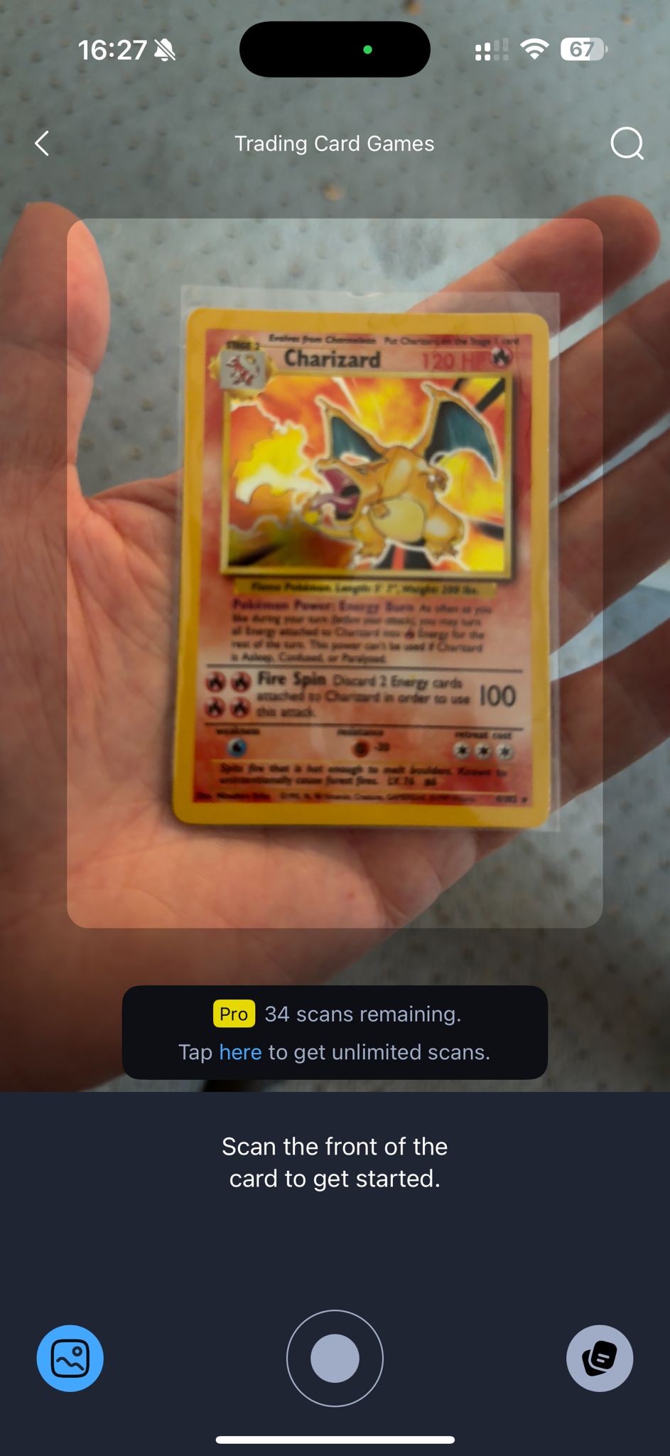 HoloDex Scan Screen